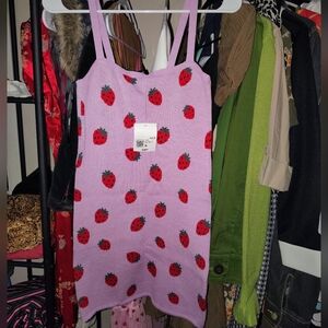 Strawberry Knit Dress